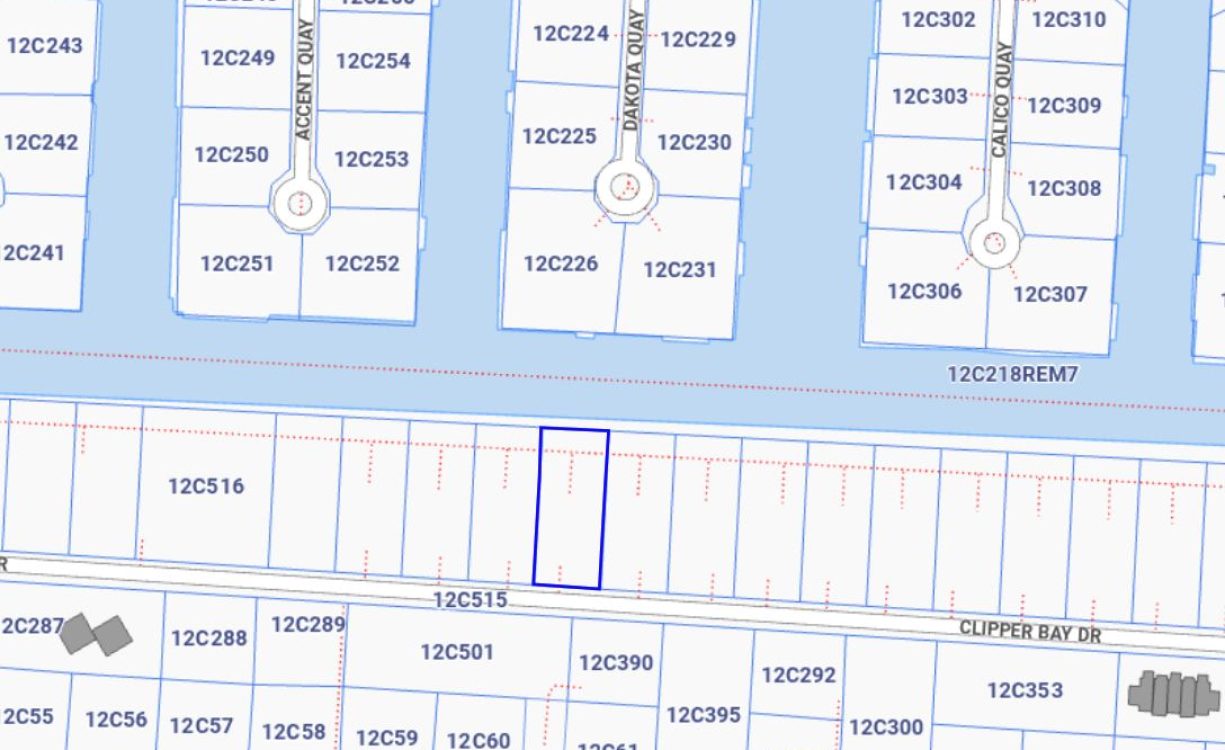 CLIPPER BAY CANAL FRONT LAND PARCEL