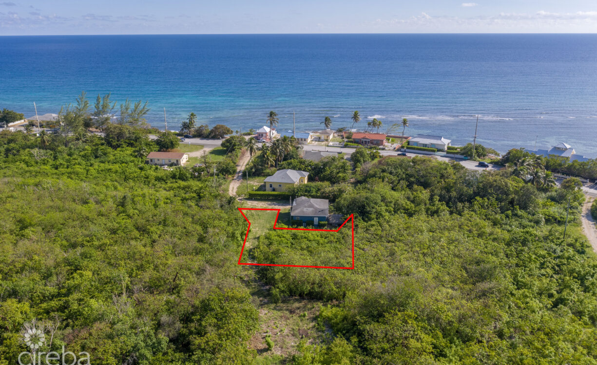RESIDENTIAL LAND LOT, STEPS FROM THE SEA,  GRAND CAYMAN