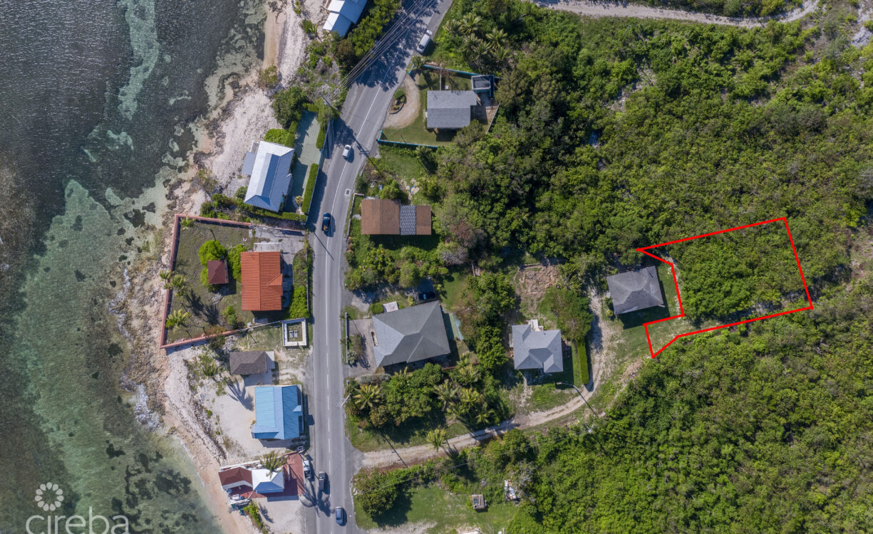 RESIDENTIAL LAND LOT, STEPS FROM THE SEA,  GRAND CAYMAN