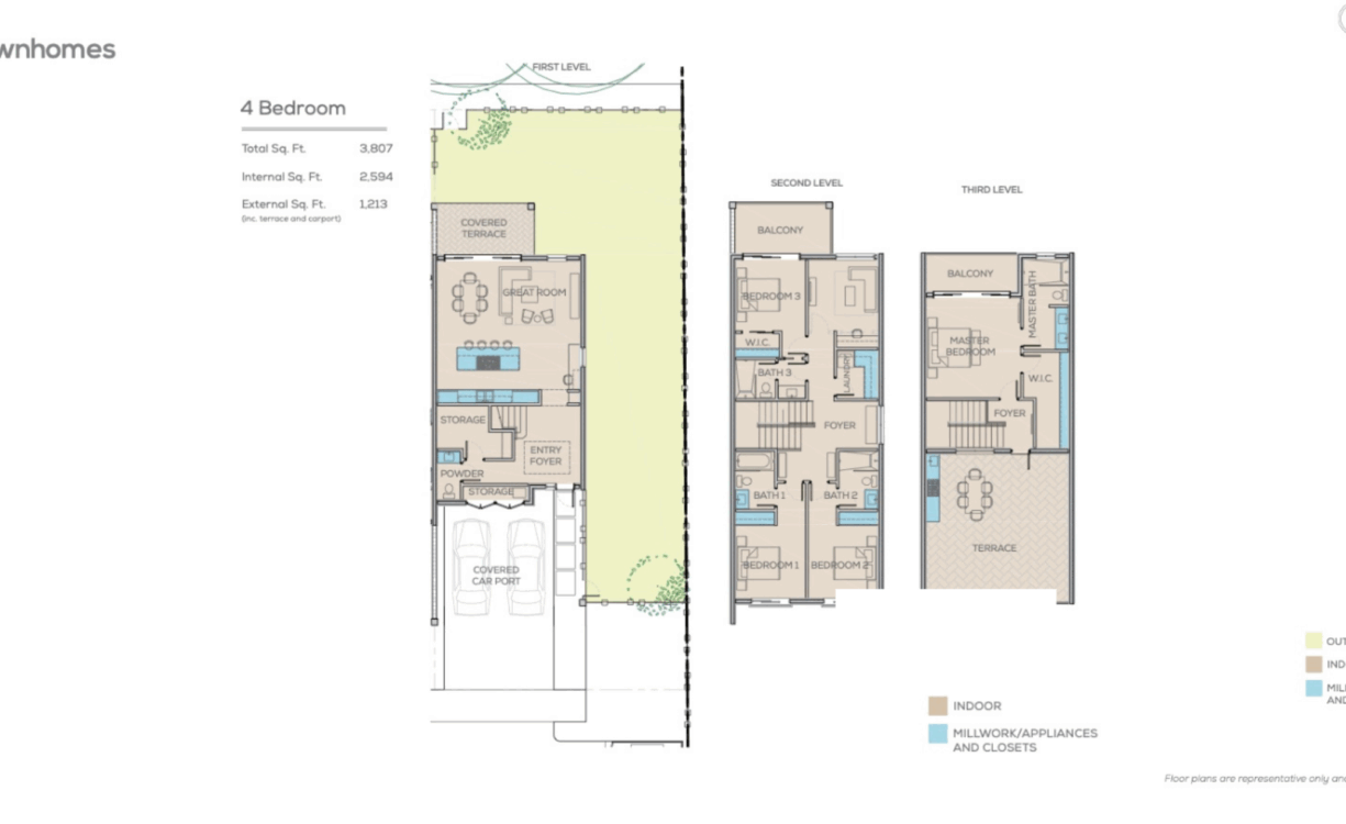 OLEA 4 BED 3 STOREY END UNIT