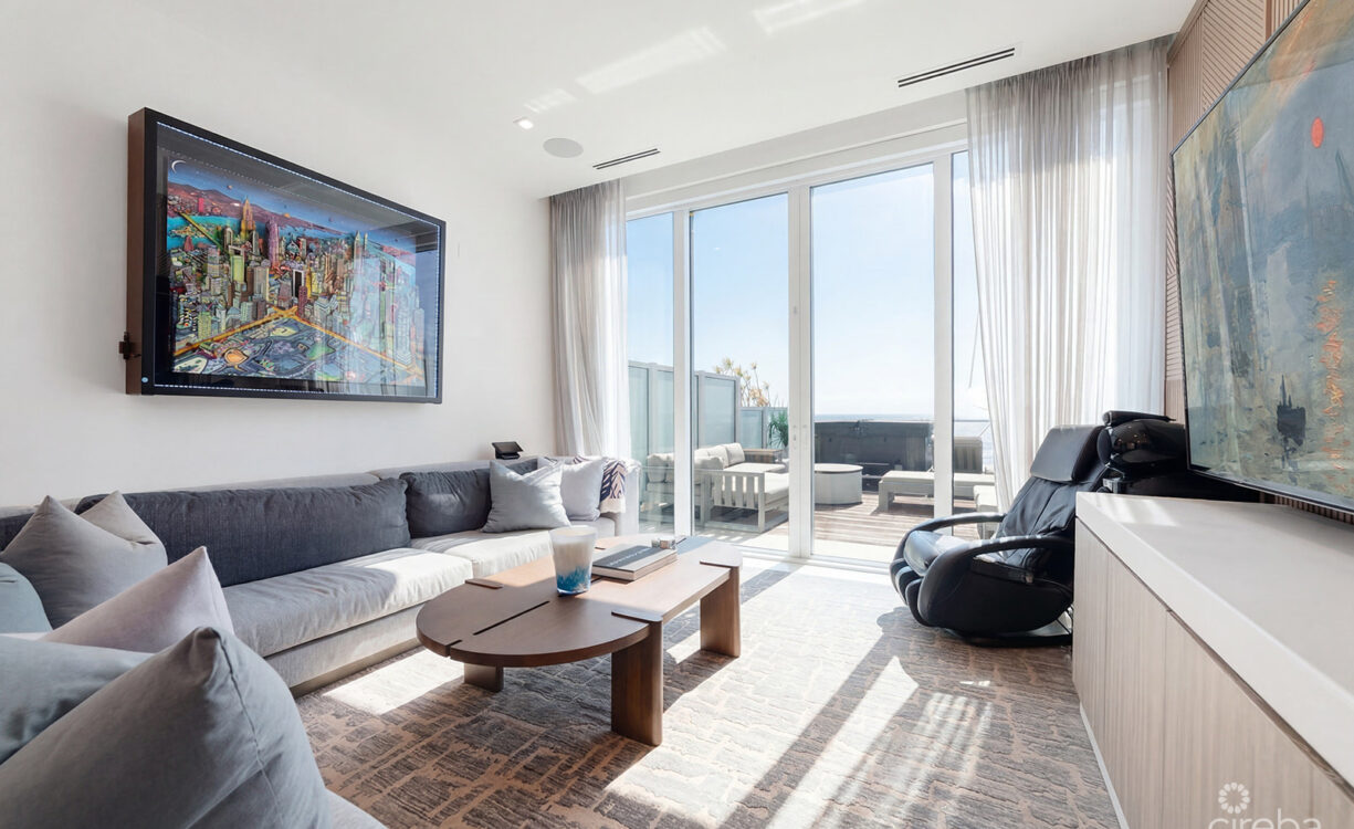 THREE-LEVEL OCEANFRONT FIN PENTHOUSE  #30 PLUS 2 GARAGES