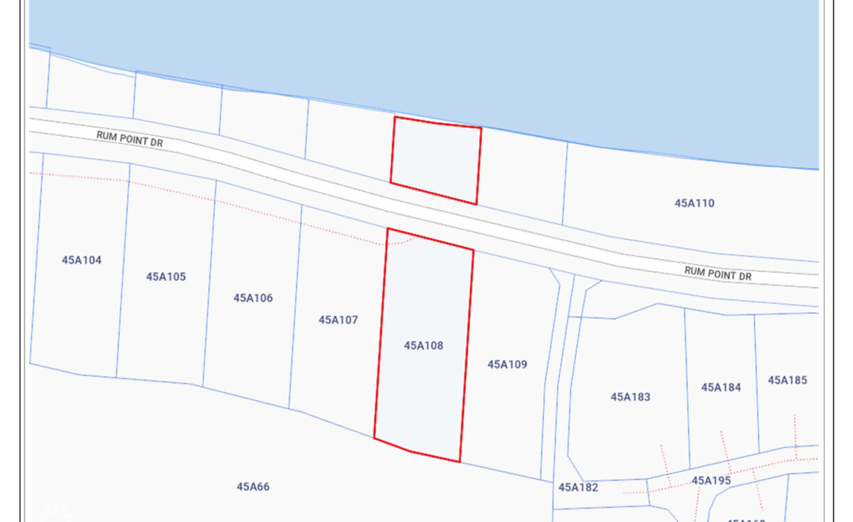 LARGE BEACHFRONT LOT - RUM POINT DRIVE - PERFECT ESTATE PARCEL