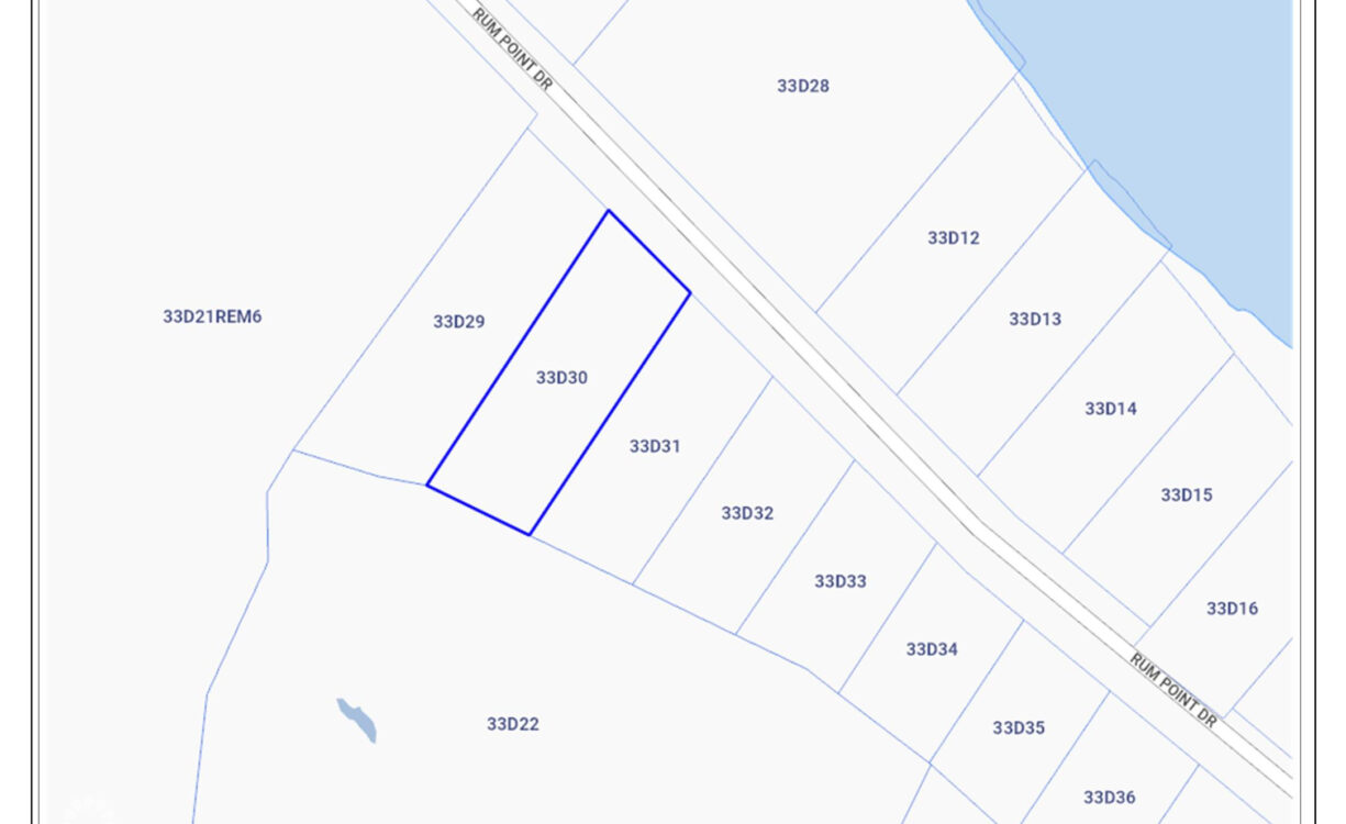 RUM POINT DRIVE LARGE LOT 30