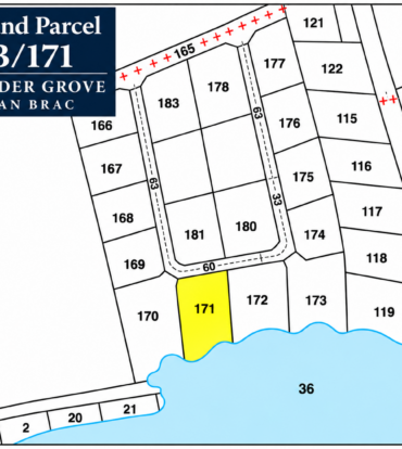 ALEXANDER GROVE SUBDIVISION - CAYMAN BRAC - POND LOT 2