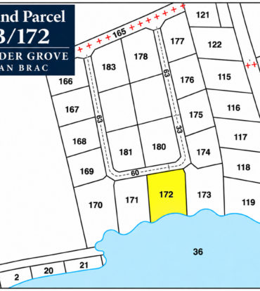 ALEXANDER GROVE SUBDIVISION - CAYMAN BRAC - POND LOT 3