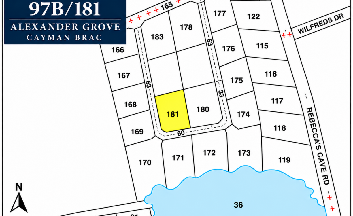 ALEXANDER GROVE SUBDIVISION - CAYMAN BRAC - LOT1