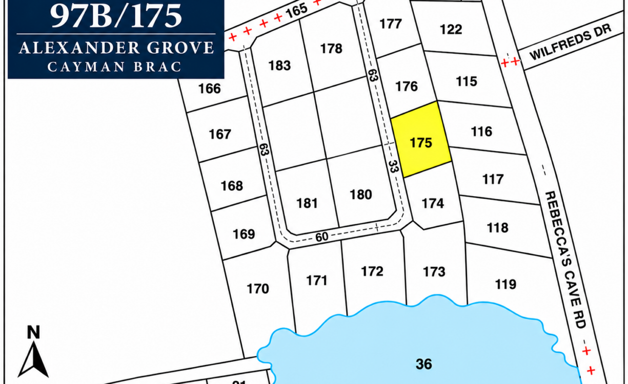 ALEXANDER GROVE SUBDIVISION - CAYMAN BRAC - LOT 3