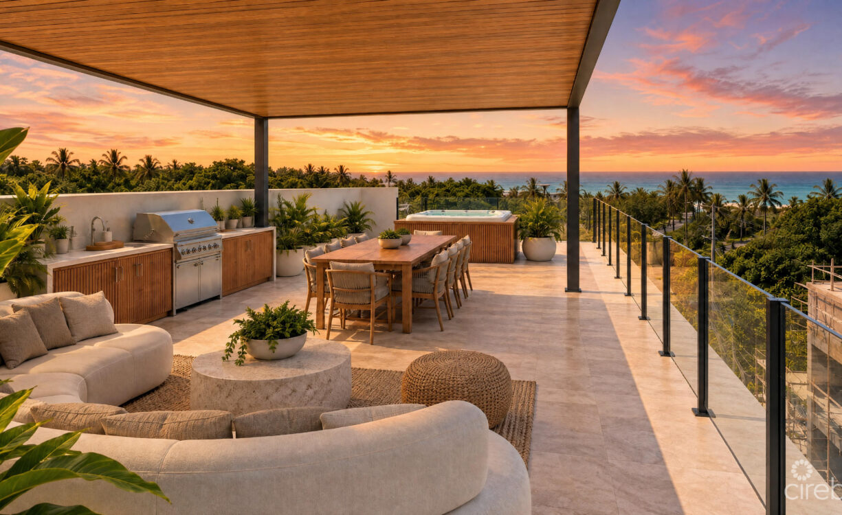 SHORE CLUB #6- OCEAN VIEW PENTHOUSE WITH PRIVATE ROOFTOP TERRACE