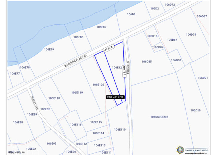 CAYMAN BRAC CORNER LOT WITH OCEAN VIEW