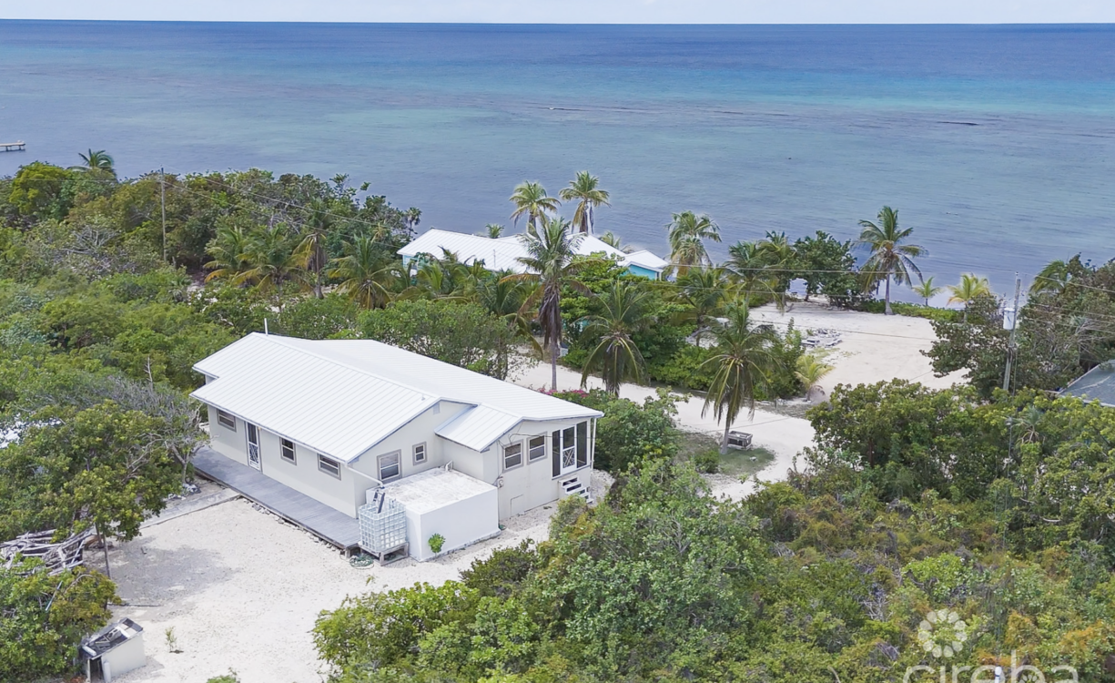 LITTLE CAYMAN OCEAN VIEW RESIDENTIAL HOME WITH BEACHFRONT LOT