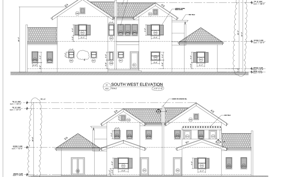 NORTHSIDE PARTIALLY BUILT DUPLEX