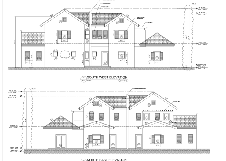 NORTHSIDE PARTIALLY BUILT DUPLEX